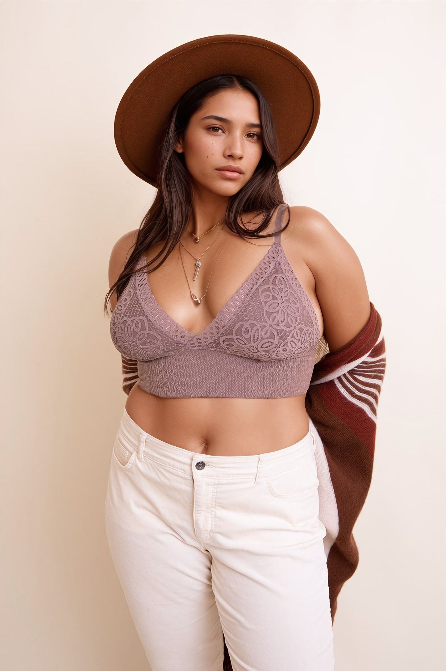 Curvy Waistband Loop Lace Brami