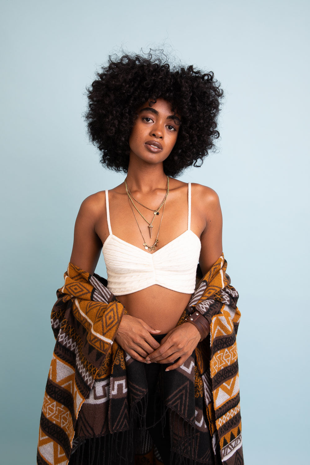 Cuddle Season Knit Pattern Brami Bralette XS/S / Ivory